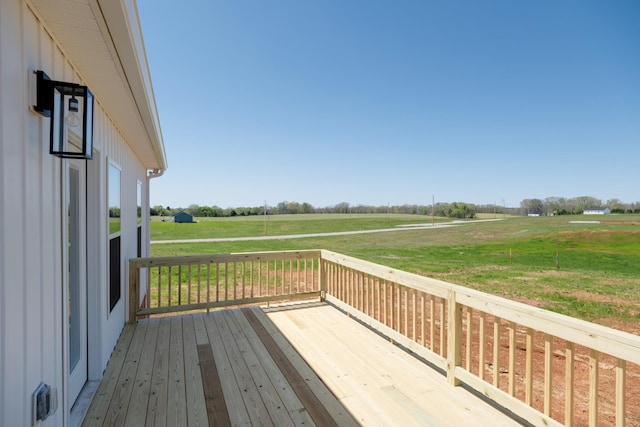 10 Henkle Dr, Loretto, TN 38469 - deck with a view of rural / pastoral area and a yard