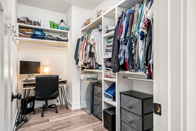 425 Royal Dr, Rock Island, TN 38581 - walk in closet featuring wood finished floors