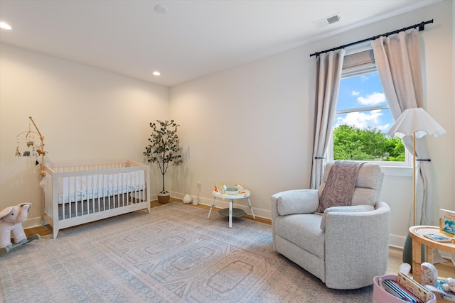 2123 Scott Ave Unit A, Nashville, TN 37216 - bedroom featuring a nursery area, recessed lighting, and baseboards