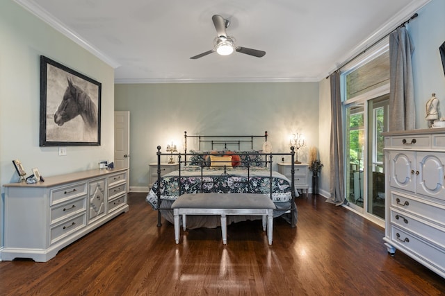 2754 Broyles Ln, Franklin, TN 37069 - bedroom with crown molding, wood finished floors, and baseboards