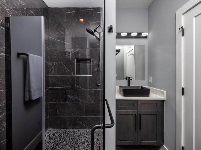 1288 Rogues Fork Rd, Bethpage, TN 37022 - bathroom with a stall shower and vanity