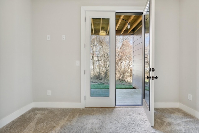 107 E 9th St Unit C5, Columbia, TN 38401 - doorway with carpet floors and baseboards