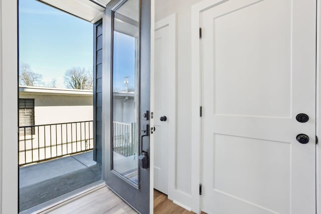 107 E 9th St Unit C6, Columbia, TN 38401 - doorway to outside with wood finished floors