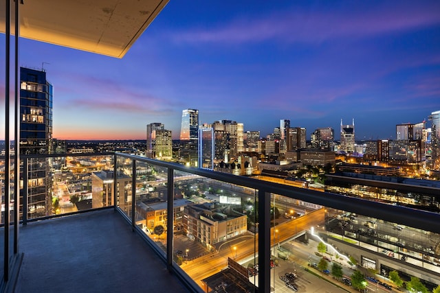 1212 Laurel St Unit 1902, Nashville, TN 37203 - balcony featuring a city view
