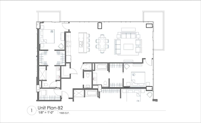 1212 Laurel St Unit 1902, Nashville, TN 37203 - home floor plan
