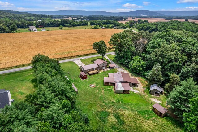 135 Carter Rd, Winchester, TN 37398 - overview of rural landscape featuring a mountainous background