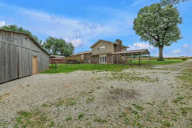 135 Carter Rd, Winchester, TN 37398 - view of yard with an outdoor structure
