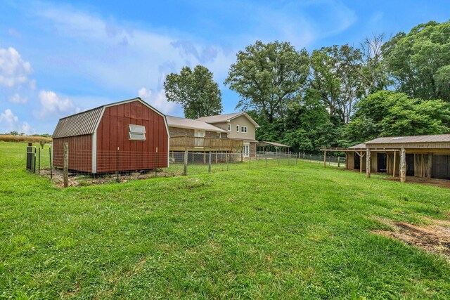 135 Carter Rd, Winchester, TN 37398 - view of yard featuring an outdoor structure