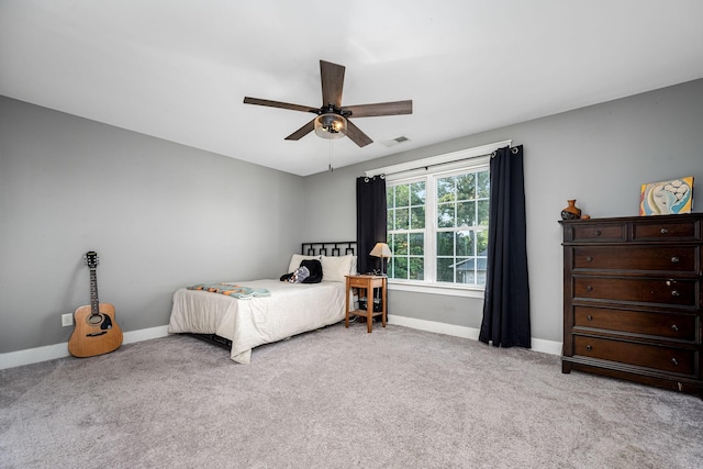 541 Piccadilly Dr, Murfreesboro, TN 37128 - carpeted bedroom with baseboards and ceiling fan