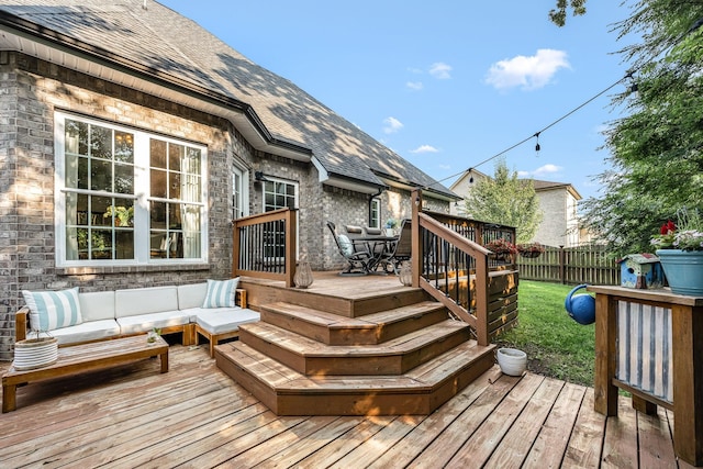 541 Piccadilly Dr, Murfreesboro, TN 37128 - wooden terrace featuring an outdoor hangout area