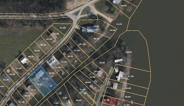 91 Creekside View Ln, Decaturville, TN 38329 - map of property location with property boundaries highlighted