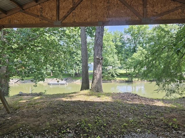 91 Creekside View Ln, Decaturville, TN 38329 - view of yard featuring a water view