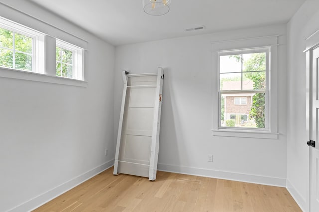 1712 Carvell Ave, Nashville, TN 37203 - unfurnished bedroom with light wood finished floors and baseboards