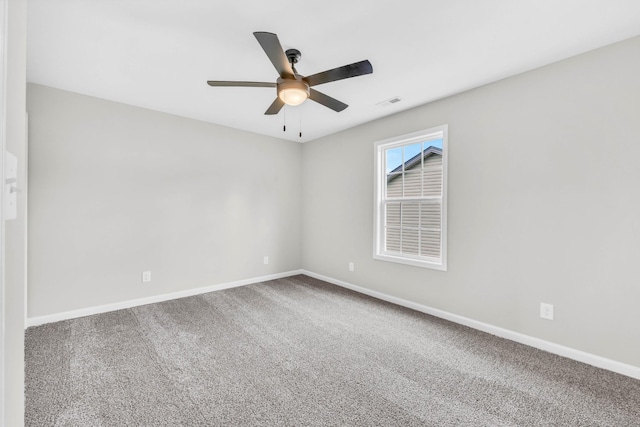 752 Boreal Way, Clarksville, TN 37042 - empty room featuring a ceiling fan, baseboards, and carpet