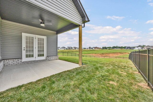 752 Boreal Way, Clarksville, TN 37042 - view of yard featuring a patio and a ceiling fan
