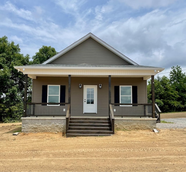 54 Union Hill Rd, Loretto, TN 38469 - bungalow-style home featuring a porch and roof with shingles