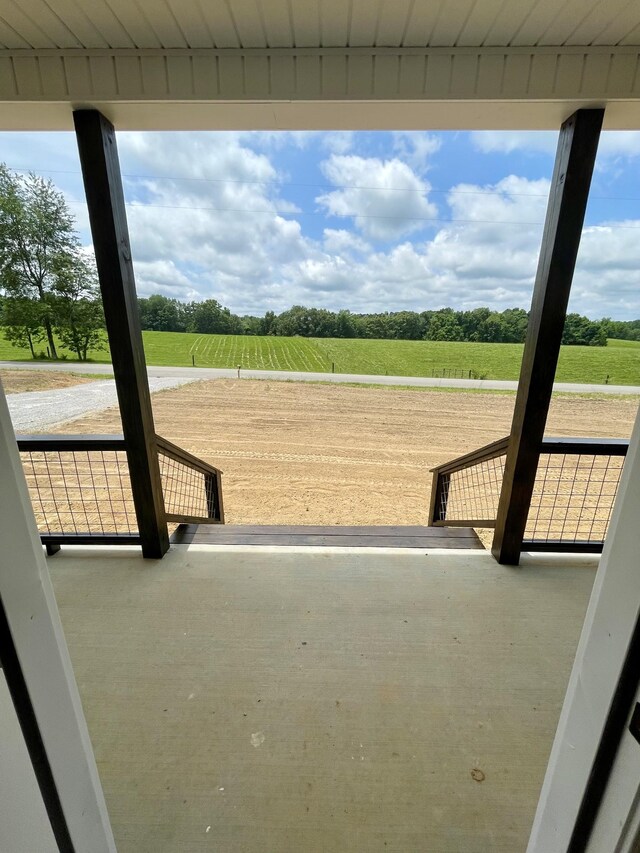 54 Union Hill Rd, Loretto, TN 38469 - view of patio featuring a view of countryside and agricultural area