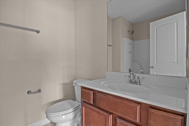 4316 Summercrest Blvd Unit 105, Antioch, TN 37013 - full bathroom with toilet, vanity, baseboards, and a shower