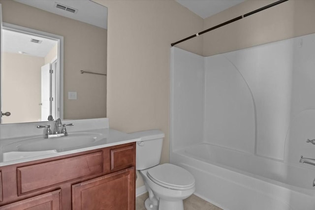 4316 Summercrest Blvd Unit 105, Antioch, TN 37013 - full bath featuring toilet, vanity, bathtub / shower combination, and tile patterned flooring