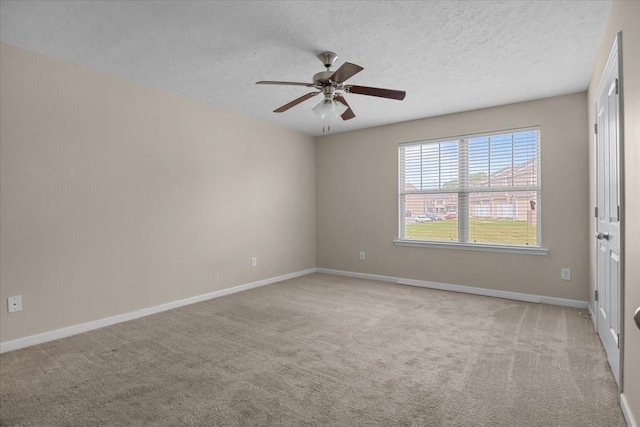 4316 Summercrest Blvd Unit 105, Antioch, TN 37013 - carpeted spare room featuring a ceiling fan, baseboards, and a textured ceiling