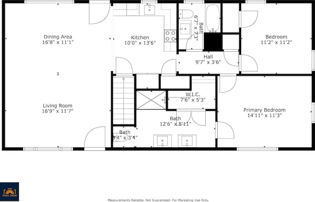 129 Neese Dr, Nashville, TN 37211 - floor plan / room layout