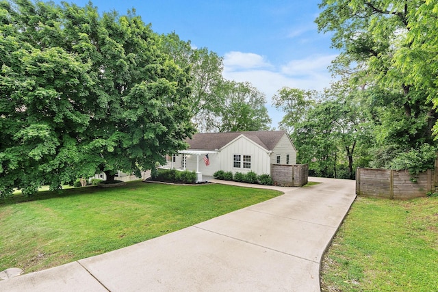 129 Neese Dr, Nashville, TN 37211 - ranch-style home with board and batten siding and driveway