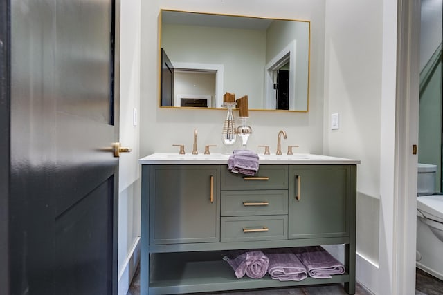 639 Piney Creek Rd, Hohenwald, TN 38462 - bathroom featuring toilet and double vanity