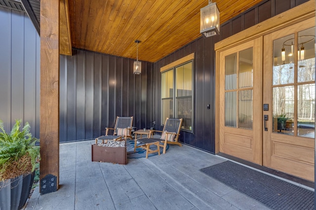639 Piney Creek Rd, Hohenwald, TN 38462 - view of patio / terrace with french doors