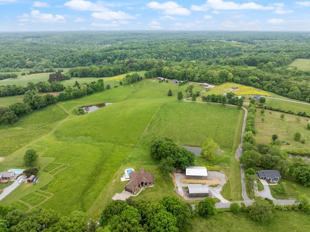 532 Tidwell Rd, Bon Aqua, TN 37025 - overview of rural landscape with a large body of water