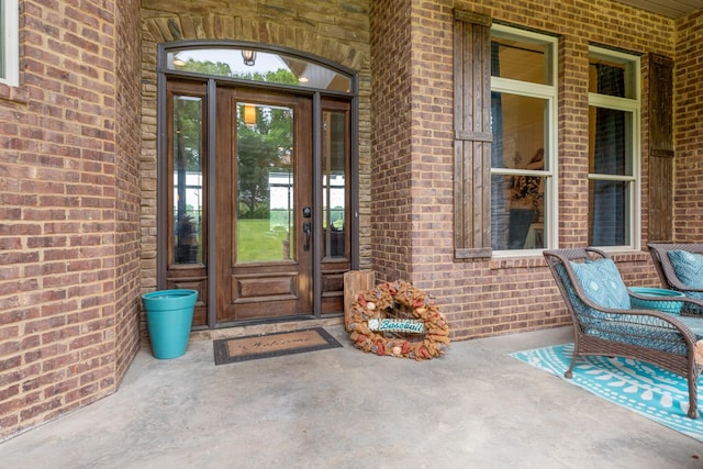 532 Tidwell Rd, Bon Aqua, TN 37025 - doorway to property featuring brick siding