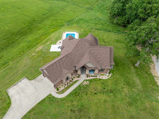 532 Tidwell Rd, Bon Aqua, TN 37025 - aerial view of property and surrounding area with a pool