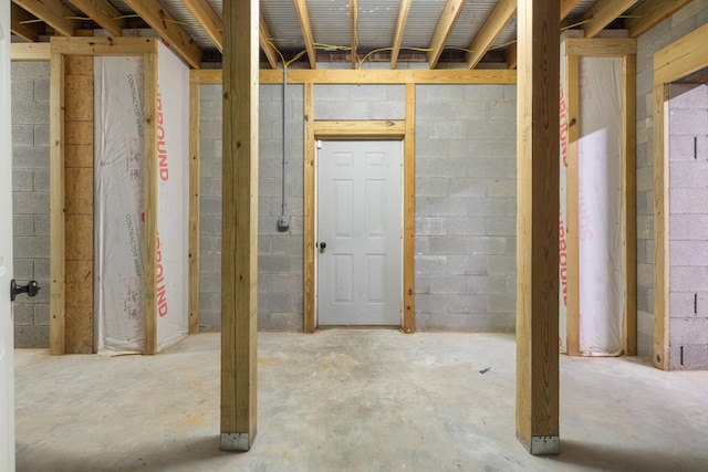 532 Tidwell Rd, Bon Aqua, TN 37025 - view of unfinished basement