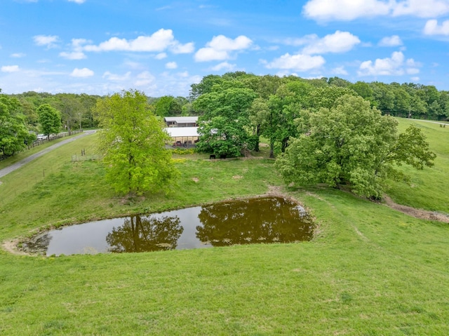 532 Tidwell Rd, Bon Aqua, TN 37025 - view from above of property with a nearby body of water