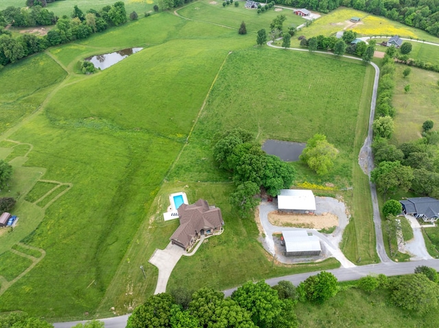 532 Tidwell Rd, Bon Aqua, TN 37025 - view of property location with a large body of water and rural landscape