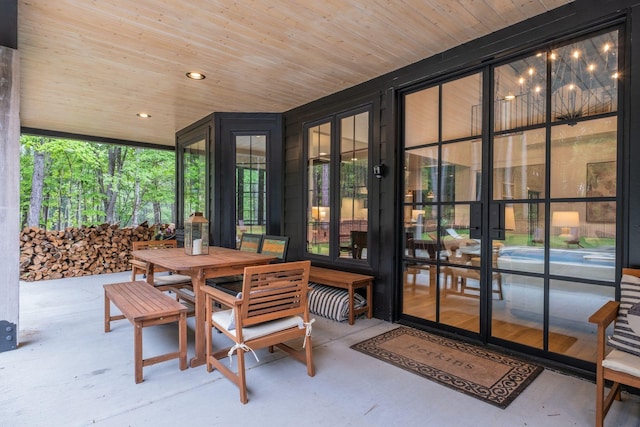 1050 Garton Rd, Burns, TN 37029 - sunroom with french doors