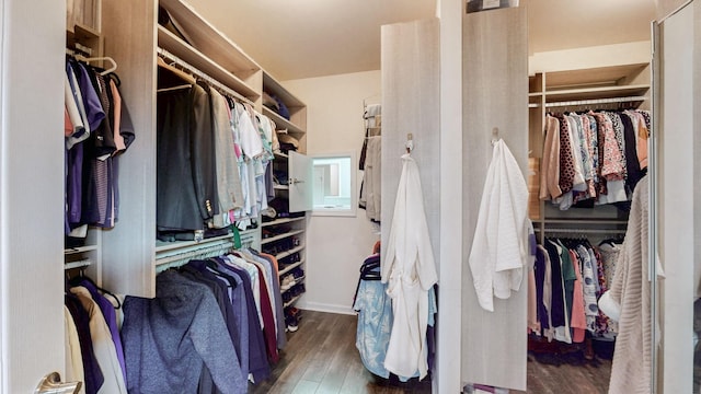 1106 Davidson Walk, Spring Hill, TN 37174 - walk in closet with wood finished floors