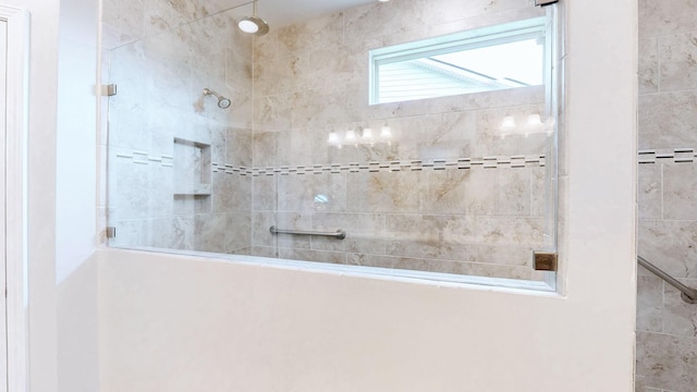 1106 Davidson Walk, Spring Hill, TN 37174 - bathroom with tiled shower