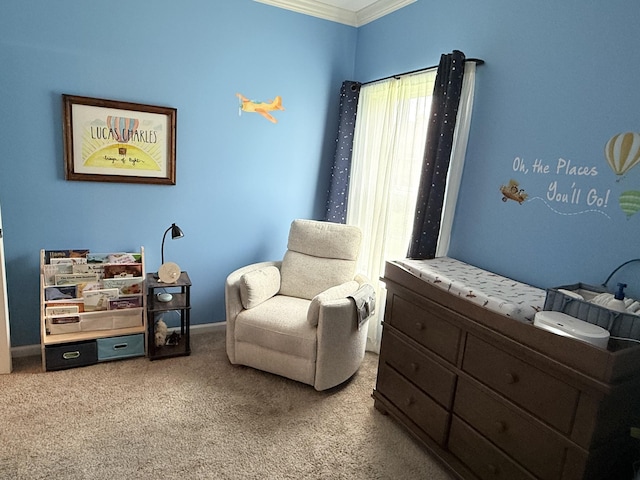 2415 Saint Andrews Dr, Murfreesboro, TN 37128 - bedroom featuring carpet floors and crown molding