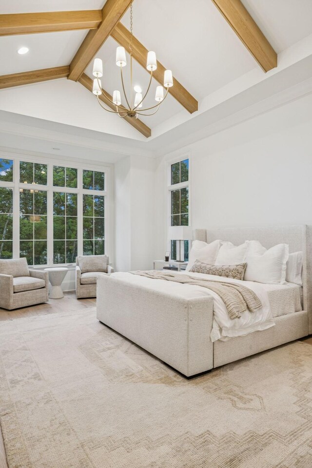 9314 Double Run Ct, College Grove, TN 37046 - bedroom with a chandelier and recessed lighting