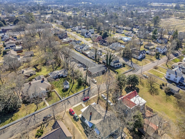 123 S Sam Davis Ave, Pulaski, TN 38478 - aerial overview of property's location featuring nearby suburban area