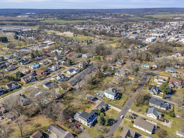 123 S Sam Davis Ave, Pulaski, TN 38478 - aerial view of property's location with nearby suburban area
