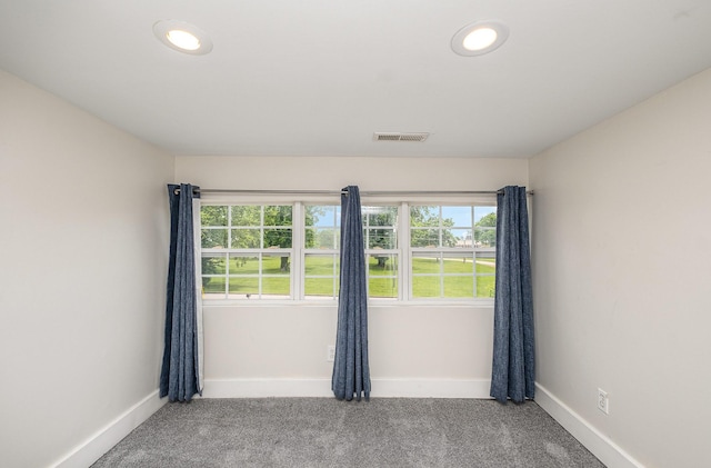 213 Maple St, Bell Buckle, TN 37020 - spare room featuring carpet floors, recessed lighting, and baseboards