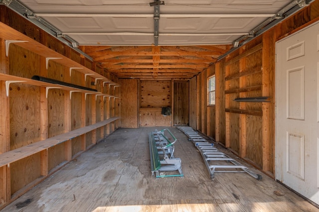 201 Welker Rd, Cedar Hill, TN 37032 - storage area with a garage
