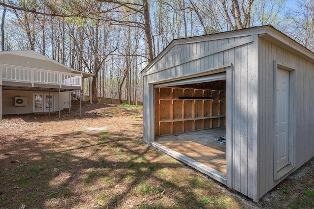201 Welker Rd, Cedar Hill, TN 37032 - view of outbuilding with french doors