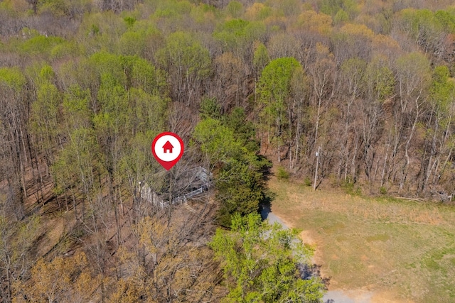 201 Welker Rd, Cedar Hill, TN 37032 - aerial view of property and surrounding area featuring a forest