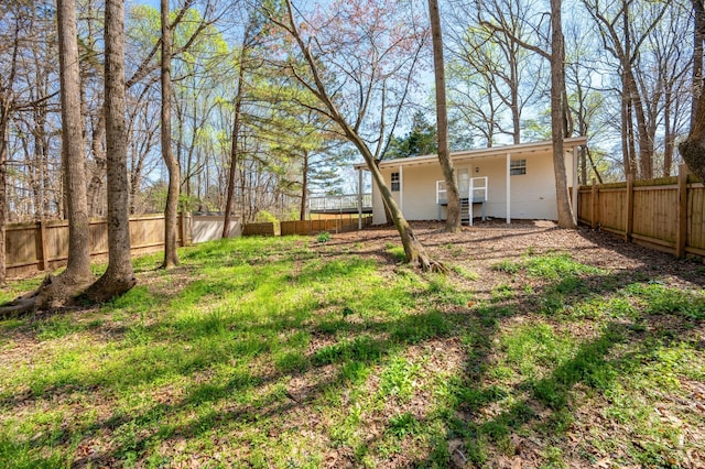 201 Welker Rd, Cedar Hill, TN 37032 - view of fenced backyard