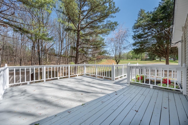 201 Welker Rd, Cedar Hill, TN 37032 - view of wooden deck