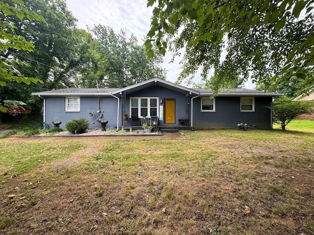 219 Grandview Dr, Old Hickory, TN 37138 - single story home with a front lawn and brick siding