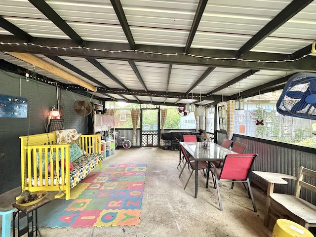 219 Grandview Dr, Old Hickory, TN 37138 - sunroom / solarium featuring outdoor dining space and healthy amount of natural light