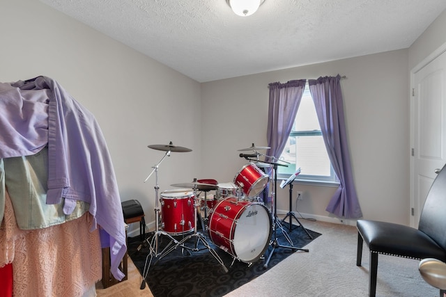 5104 Preserve Blvd, Antioch, TN 37013 - playroom featuring carpet, baseboards, and a textured ceiling